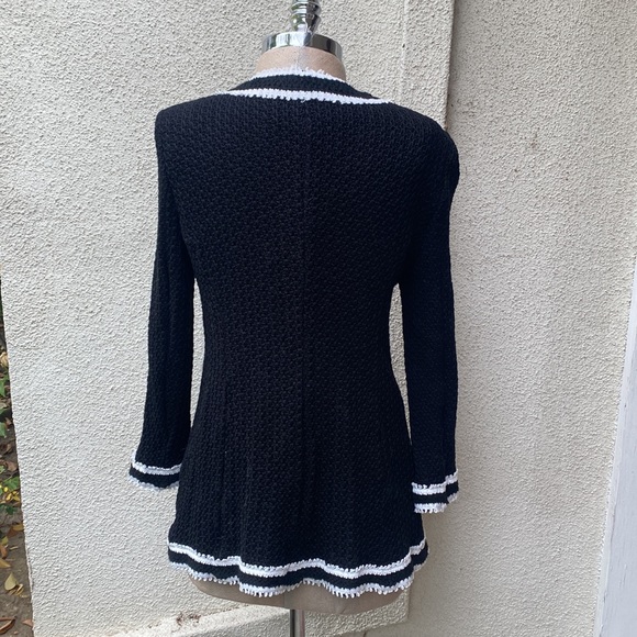 Maison Common from Neiman Marcus vintage knitted cardigan sweater w/ pockets - Picture 8 of 16